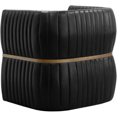 Tryor Lounge Chair - Vintage Black Night Leather 111261 111261 TRYOR LOUNGE CHAIR VINTAGE BLACK NIGHT LEATHER 3