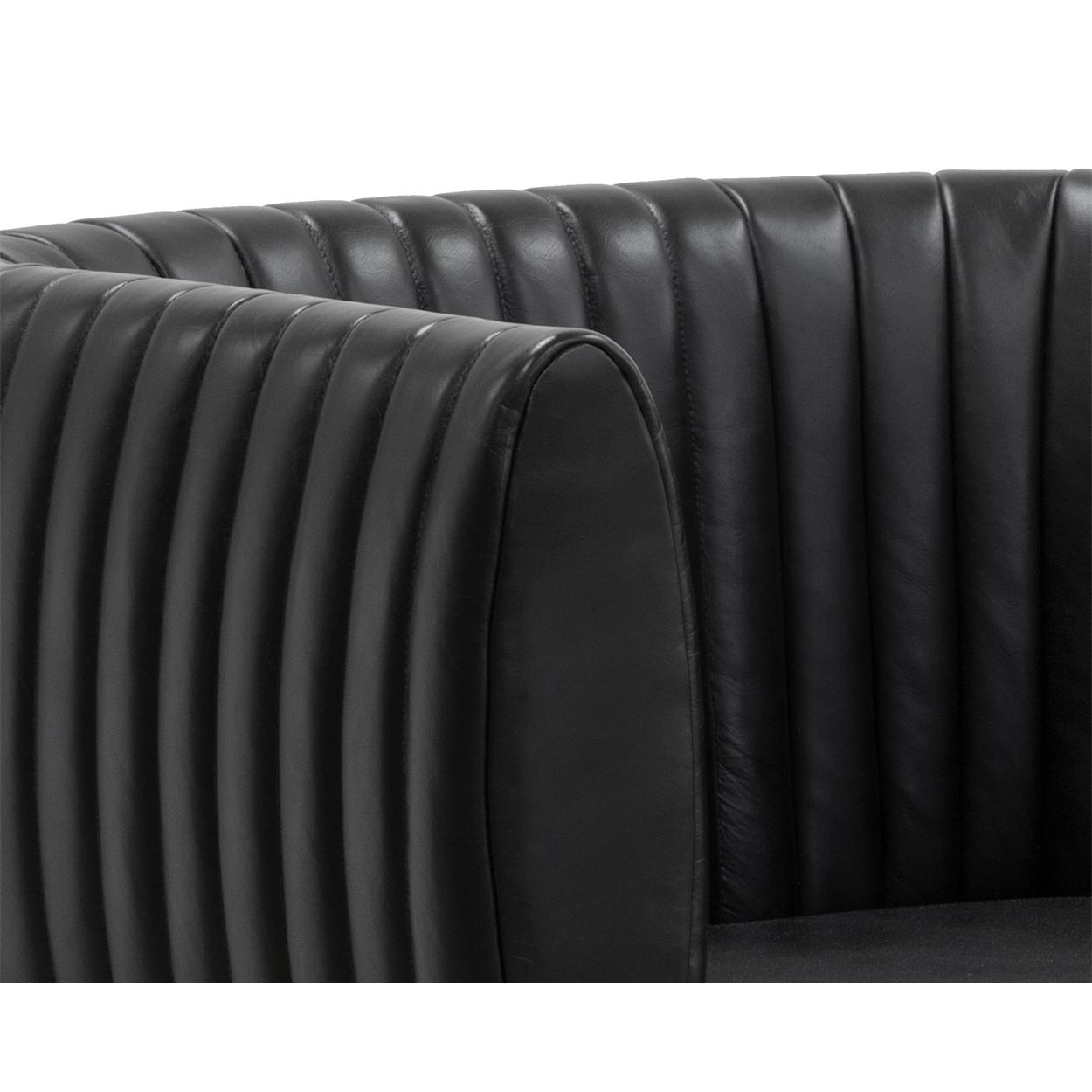 Tryor Lounge Chair - Vintage Black Night Leather 6 Tryor Lounge Chair - Vintage Black Night Leather - Image 6