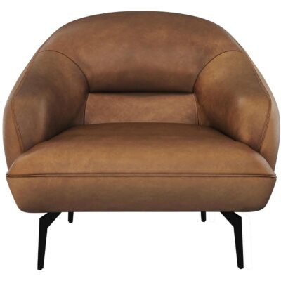 Armani Armchair - Cognac Leather 10 Armani Armchair - Cognac Leather 111262 111262 ARMANI ARMCHAIR COGNAC LEATHER 1