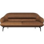Armani Sofa - Cognac Leather 111263 111263 ARMANI SOFA COGNAC LEATHER 1