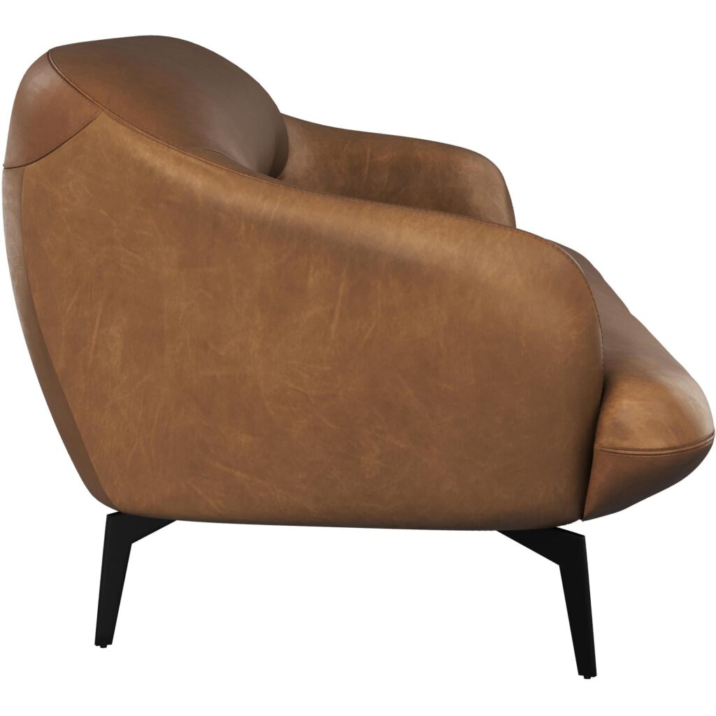 Armani Sofa - Cognac Leather - Image 3