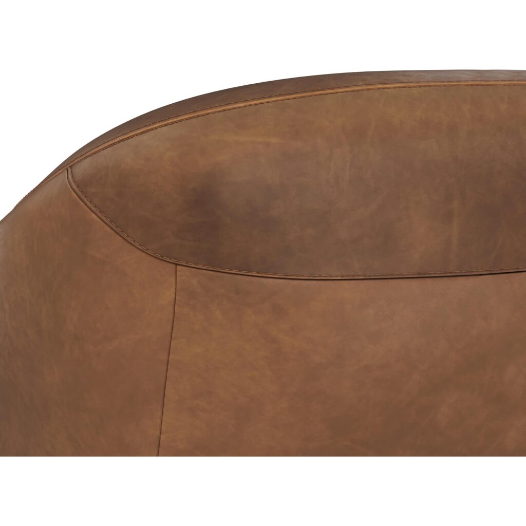 Armani Sofa - Cognac Leather - Image 6