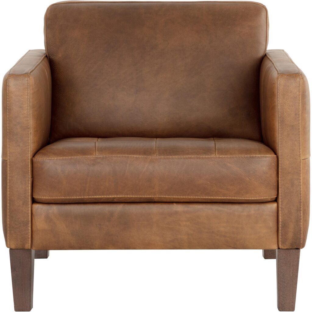 Karmelo Armchair - Cognac Leather - Image 5