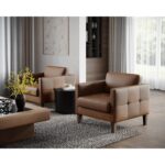 Karmelo Armchair - Cognac Leather 111266 111266 KARMELO ARMCHAIR COGNAC LEATHER 5