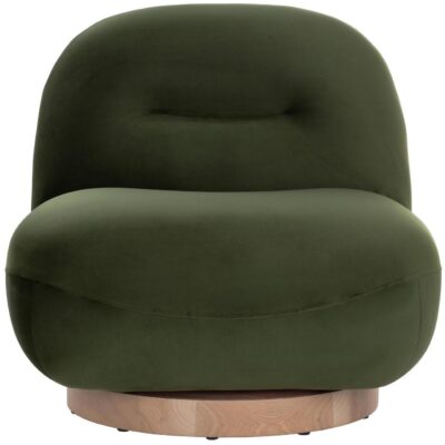 Franze Swivel Lounge Chair - Moss Green 111301 111301 FRANZE SWIVEL LOUNGE CHAIR MOSS GREEN 1