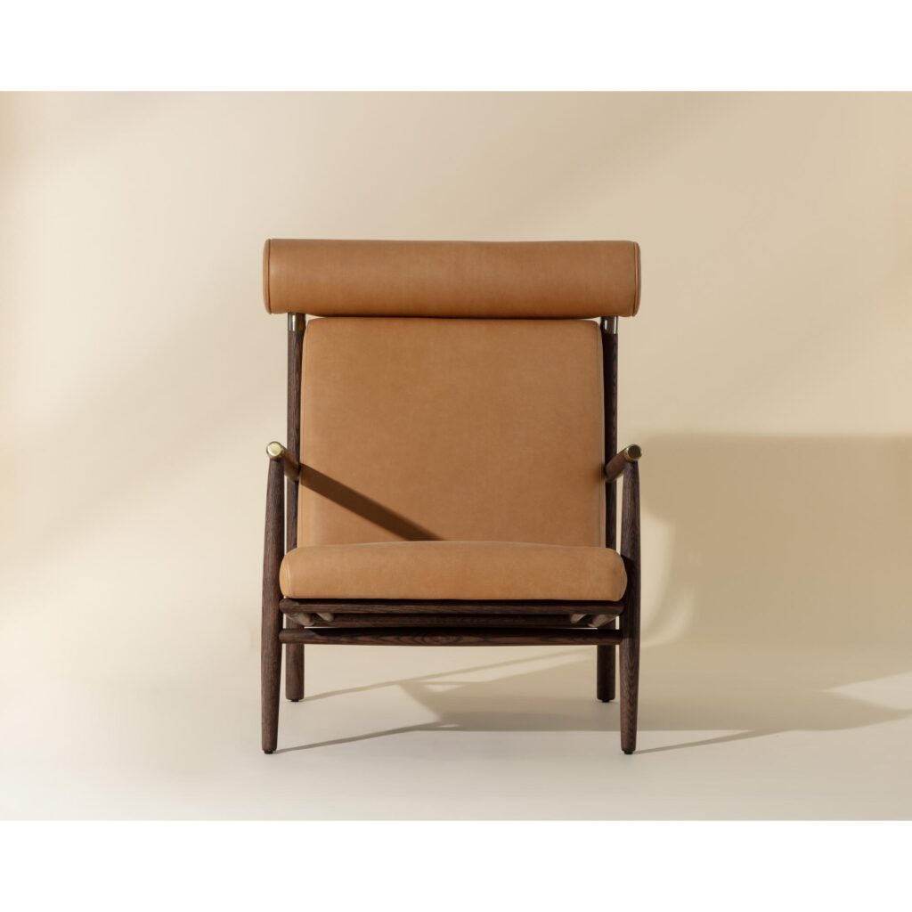 Biko Lounge Chair - Sahara Camel Leather - Image 2