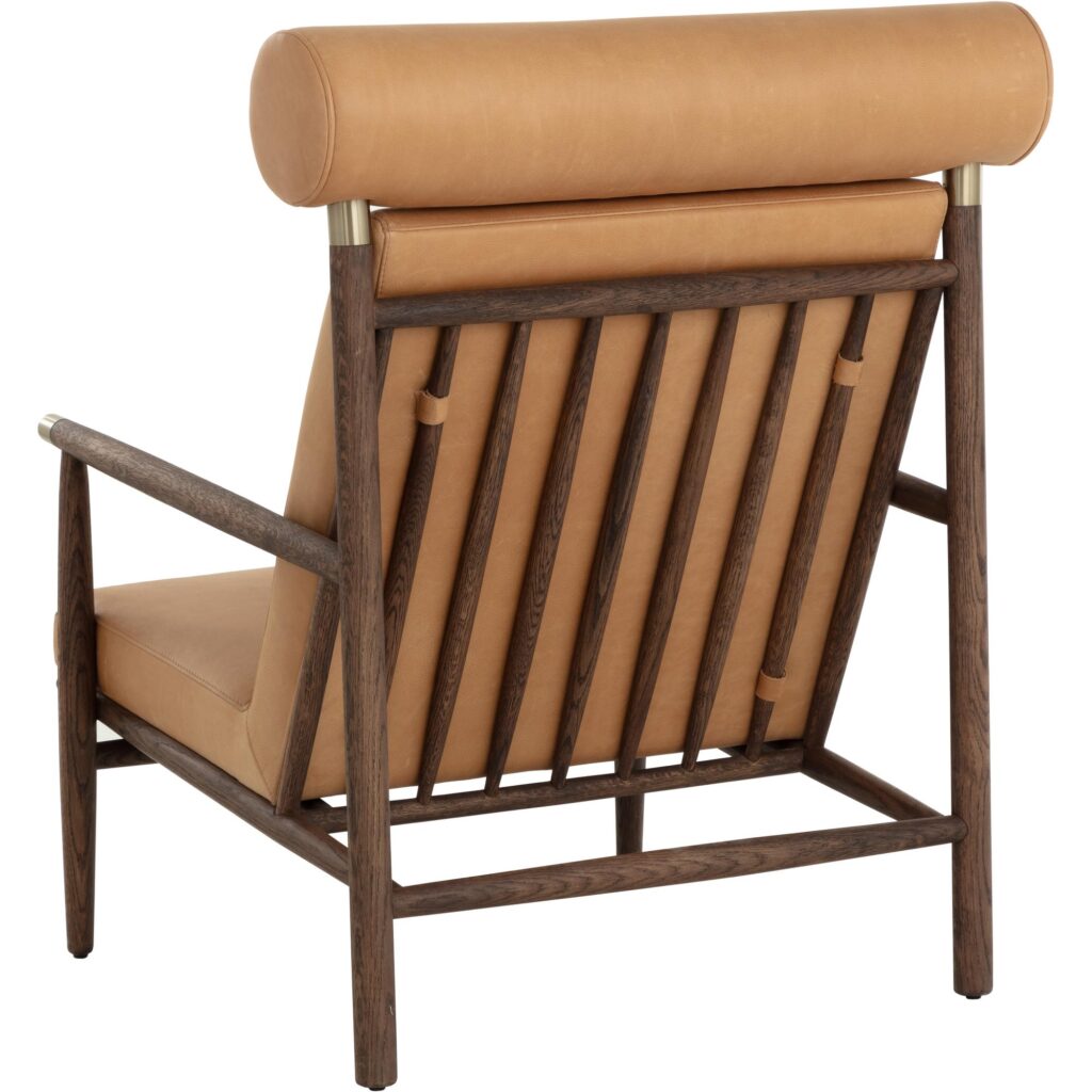Biko Lounge Chair - Sahara Camel Leather - Image 7