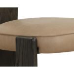 Horton Dining Chair - Dark Brown - Sahara Sand Leather 111316 111316 HORTON DINING CHAIR SAHARA SAND LEATHER 6