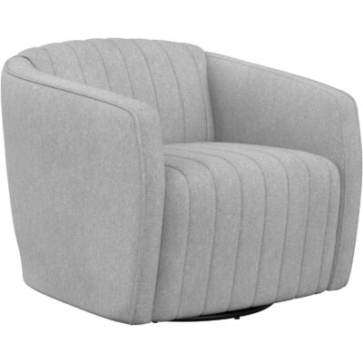 Accent Chairs Burlington - Modern Living 111321 GARRISON SWIVEL LOUNGE CHAIR LIV DOVE