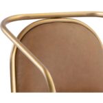 Cicero Lounge Chair - Milliken Cognac 111329 111329 CICERO LOUNGE CHAIR MILLIKEN COGNAC 7