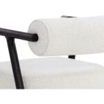 Sova Dining Armchair - Black - Copenhagen White 111340 111340 SOVA DINING ARMCHAIR COPENHAGEN WHITE 8