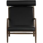 Biko Lounge Chair - Black Leather 111342 111342 BIKO LOUNGE CHAIR BLACK LEATHER 21