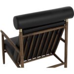 Biko Lounge Chair - Black Leather 111342 111342 BIKO LOUNGE CHAIR BLACK LEATHER 26