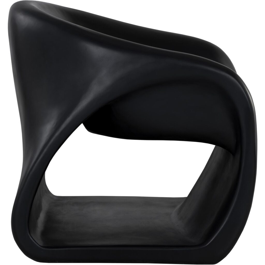 Orson Lounge Chair - Black - Image 3