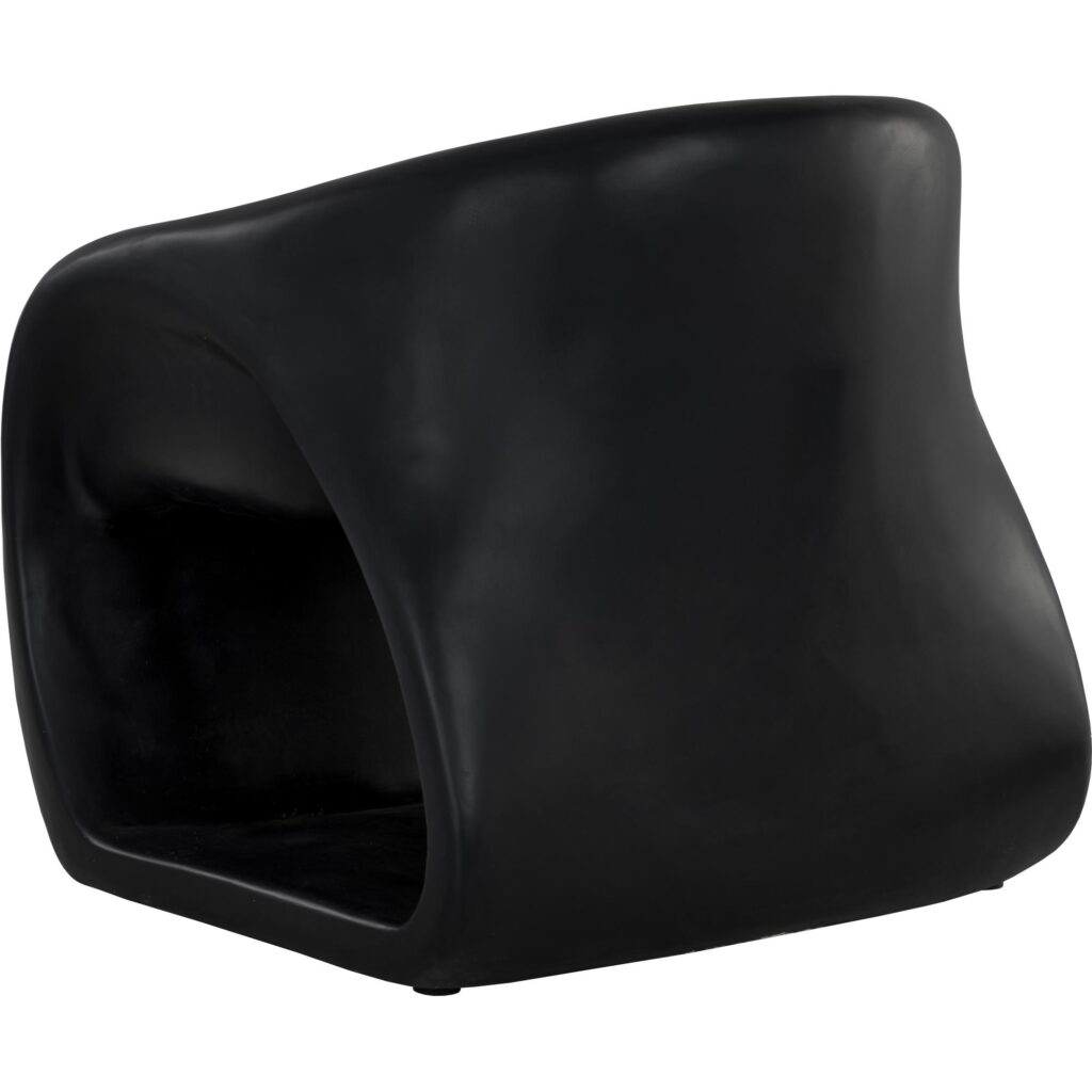 Orson Lounge Chair - Black - Image 4