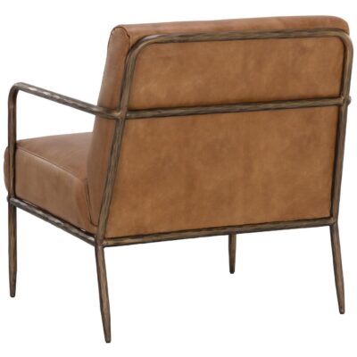 Lathan Lounge Chair - Tan Leather 111358 111358 LATHAN LOUNGE CHAIR TAN LEATHER 3