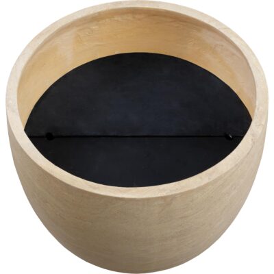 Aster Planter - Large - Travertine Look 111374 111374 ASTER PLANTER ROUND LARGE TRAVERTINE LOOK 1