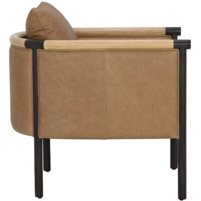 Wilder Lounge Chair - Ludlow Sesame Leather 111423 111423 WILDER LOUNGE CHAIR LUDLOW SESAME LEATHER 2