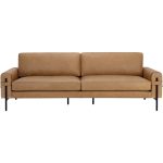 Camus Sofa - Ludlow Sesame Leather 111424 111424 CAMUS SOFA LUDLOW SESAME LEATHER 1