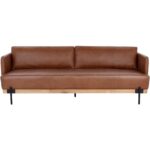 Saul Sofa - Shalimar Tobacco Leather 111425 111425 SAUL SOFA SHALIMAR TOBACCO LEATHER 1