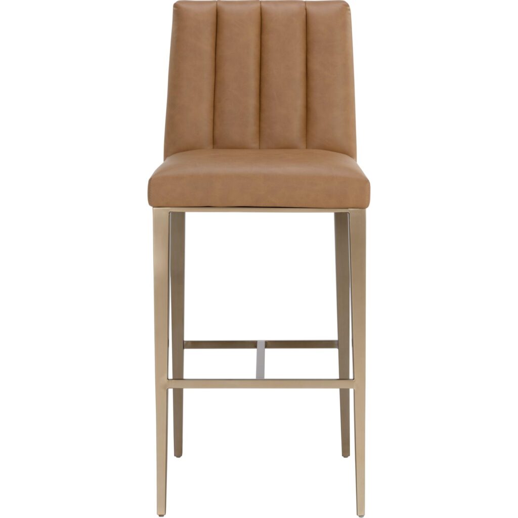 Wilbur Barstool - Milliken Cognac - Image 2