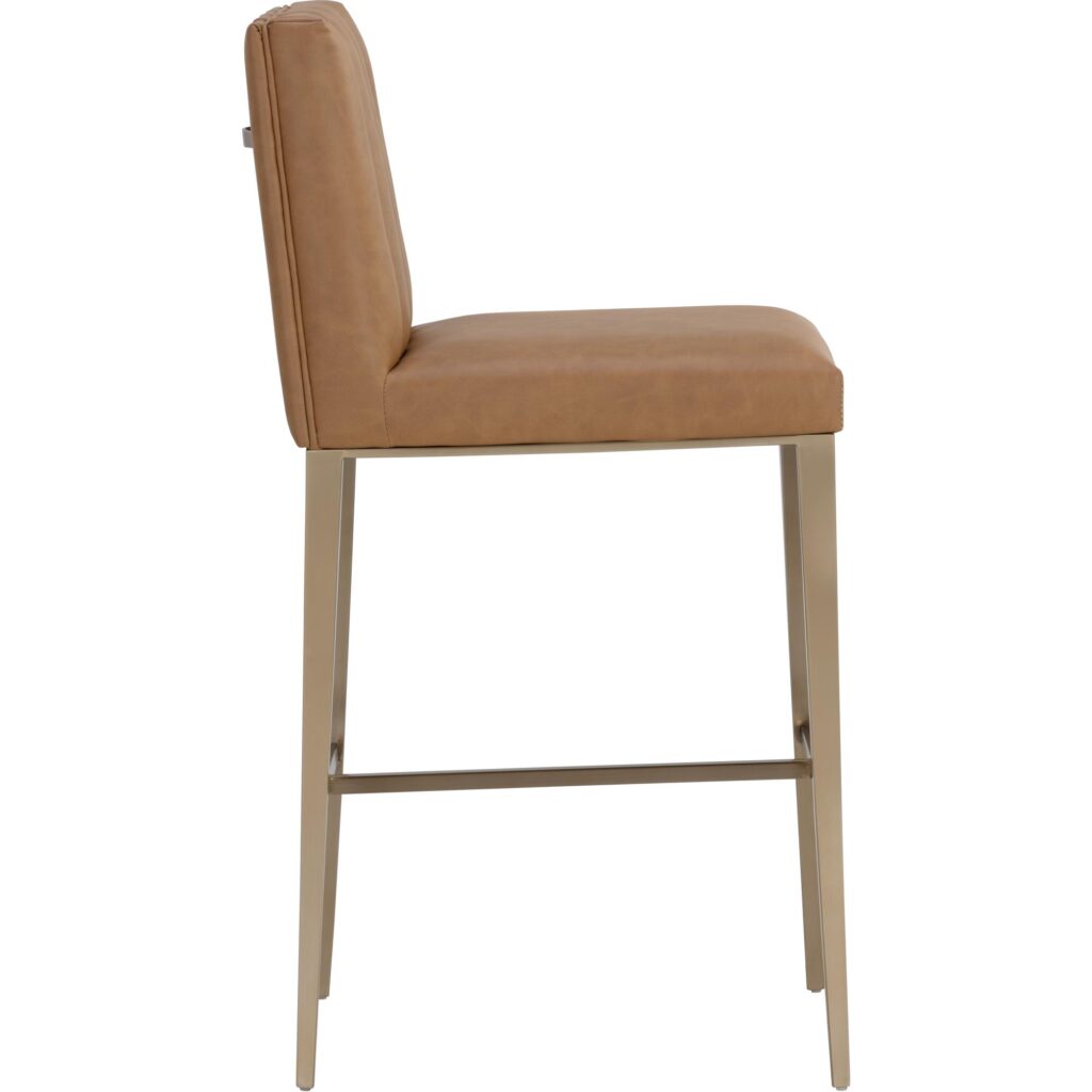 Wilbur Barstool - Milliken Cognac - Image 3