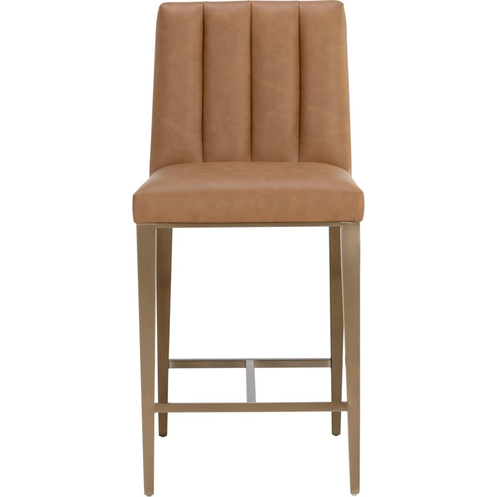 Wilbur Counter Stool - Milliken Cognac - Image 8