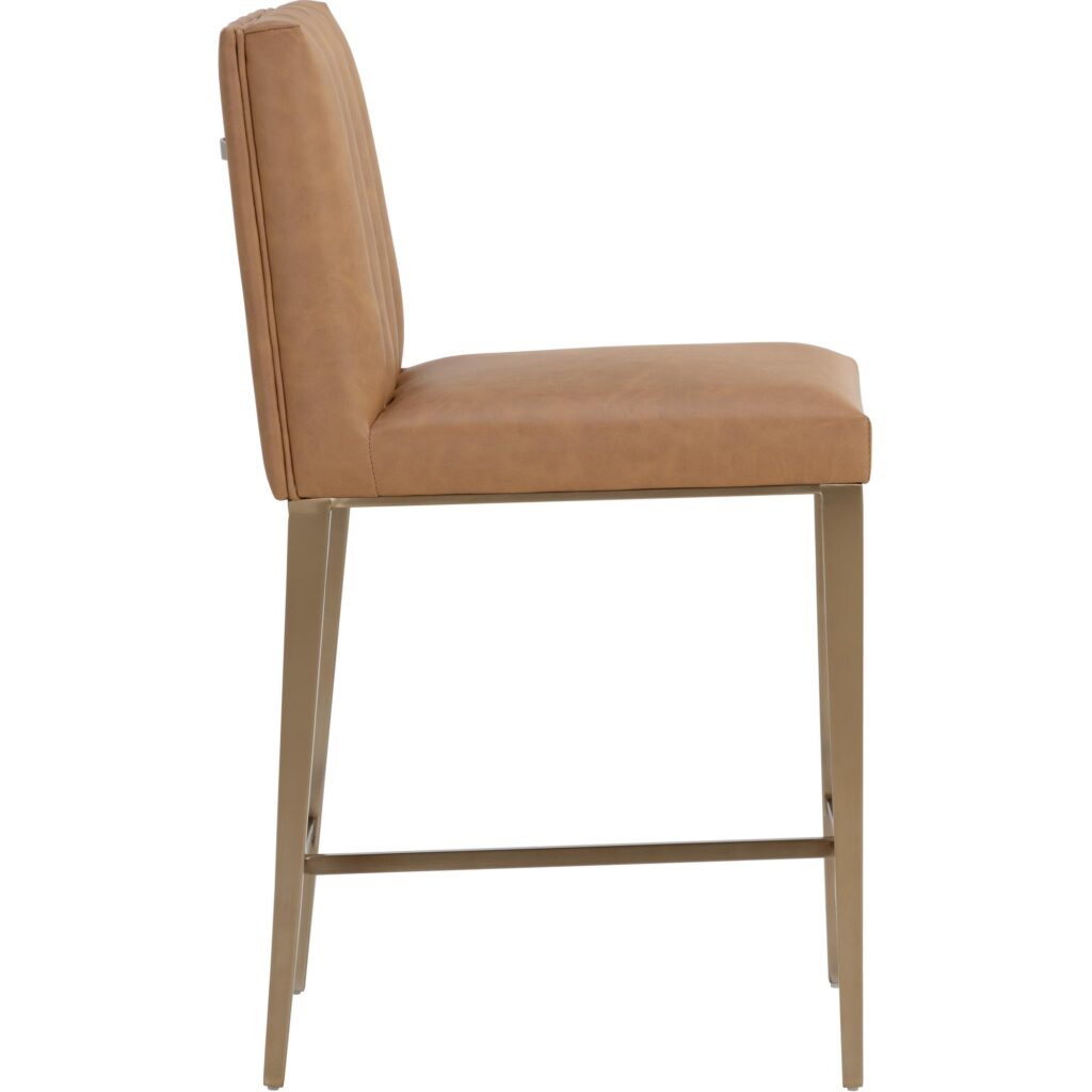 Wilbur Counter Stool - Milliken Cognac - Image 9