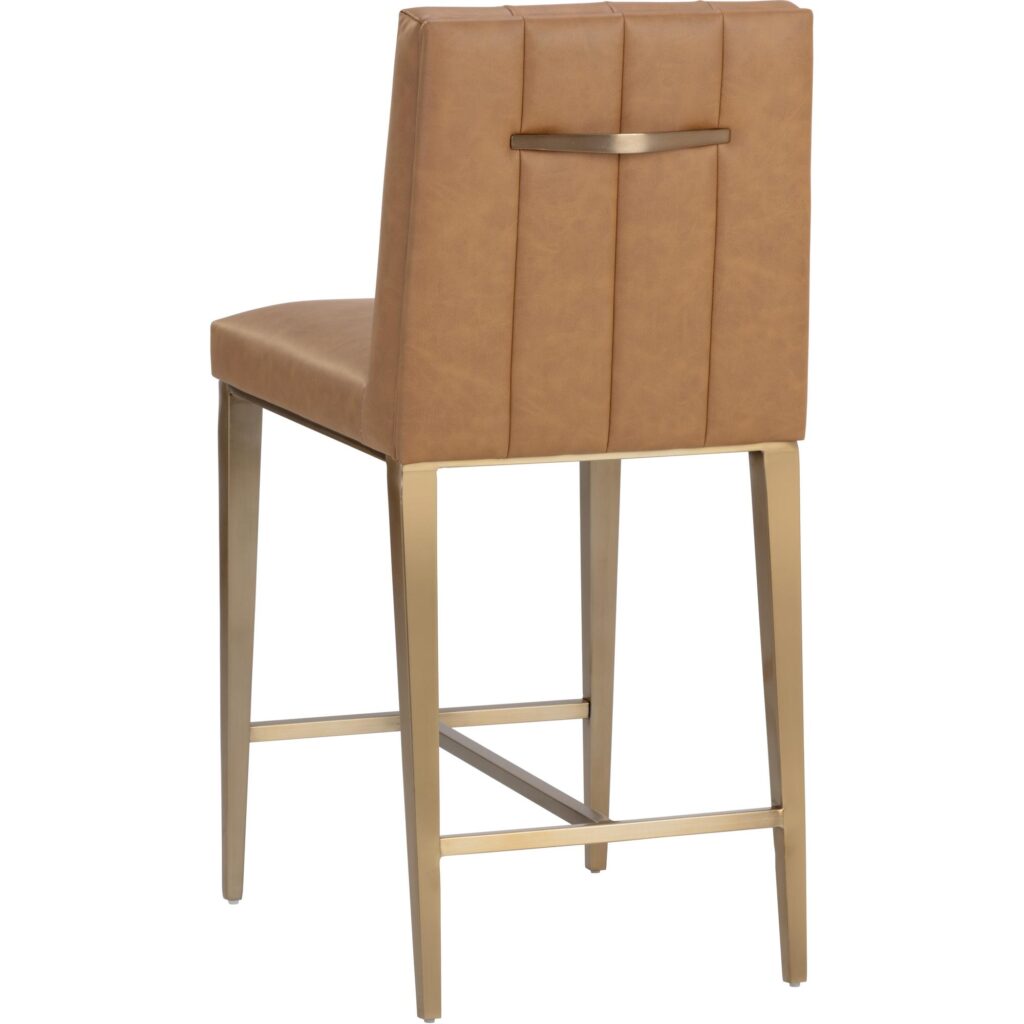 Wilbur Counter Stool - Milliken Cognac - Image 10