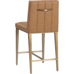 Wilbur Counter Stool - Milliken Cognac 111431 111431 WILBUR COUNTER STOOL MILLIKEN COGNAC 23