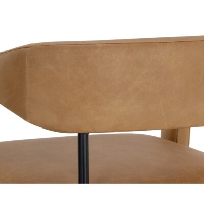 Mavia Dining Armchair - Ludlow Sesame Leather 15 Mavia Dining Armchair - Ludlow Sesame Leather 111453 111453 MAVIA DINING ARMCHAIR LUDLOW SESAME LEATHER 8