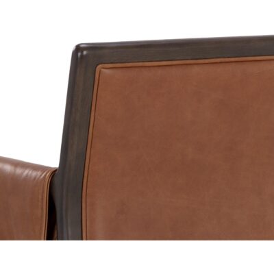 Mauti Dining Armchair - Brown - Shalimar Tobacco Leather 30 Mauti Dining Armchair - Brown - Shalimar Tobacco Leather 111455 111455 15