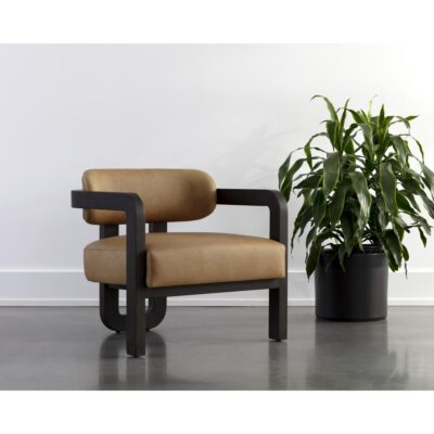 Madrone Lounge Chair - Brown - Ludlow Sesame Leather 13 Madrone Lounge Chair - Brown - Ludlow Sesame Leather 111457 111457 5