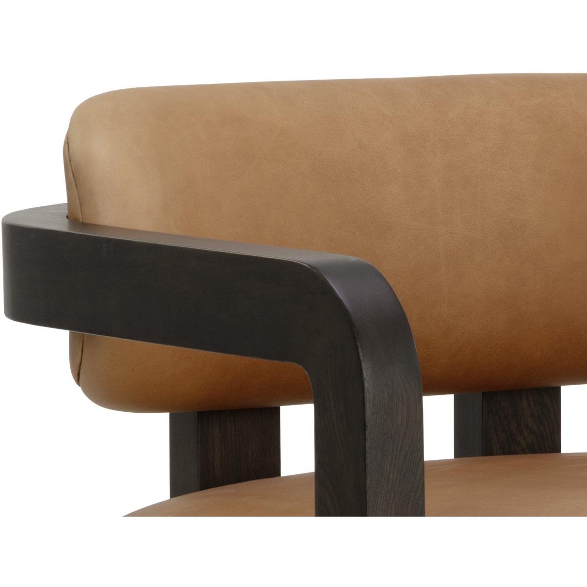 Madrone Lounge Chair - Brown - Ludlow Sesame Leather 7 Madrone Lounge Chair - Brown - Ludlow Sesame Leather - Image 7
