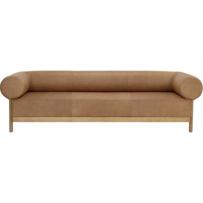 Bromley Sofa - Rustic Oak - Ludlow Sesame Leather 9 Bromley Sofa - Rustic Oak - Ludlow Sesame Leather 111459 111459 2