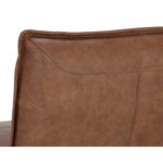 Colson Swivel Armless Chair - Cognac Leather 111479 111479 COLSON SWIVEL ARMLESS CHAIR COGNAC LEATHER 8