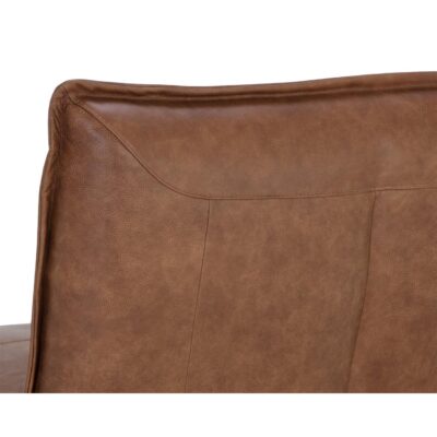 Colson Swivel Armless Chair - Cognac Leather 15 Colson Swivel Armless Chair - Cognac Leather 111479 111479 COLSON SWIVEL ARMLESS CHAIR COGNAC LEATHER 8