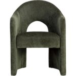 Anaya Dining Armchair - Bergen Olive 111484 111484 ANAYA DINING ARMCHAIR BERGEN OLIVE 1