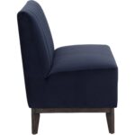 Kosovo Banquette - Brown - Abbington Navy 111496 111496 KOSOVO BANQUETTE BROWN ABBINGTON NAVY 2
