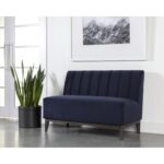 Kosovo Banquette - Brown - Abbington Navy 111496 111496 KOSOVO BANQUETTE BROWN ABBINGTON NAVY 5