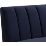 Kosovo Banquette - Brown - Abbington Navy 111496 111496 KOSOVO BANQUETTE BROWN ABBINGTON NAVY 7