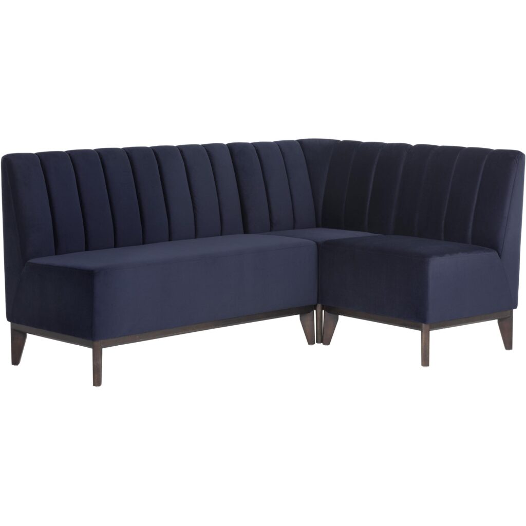 Kosovo Banquette - Brown - Abbington Navy - Image 9