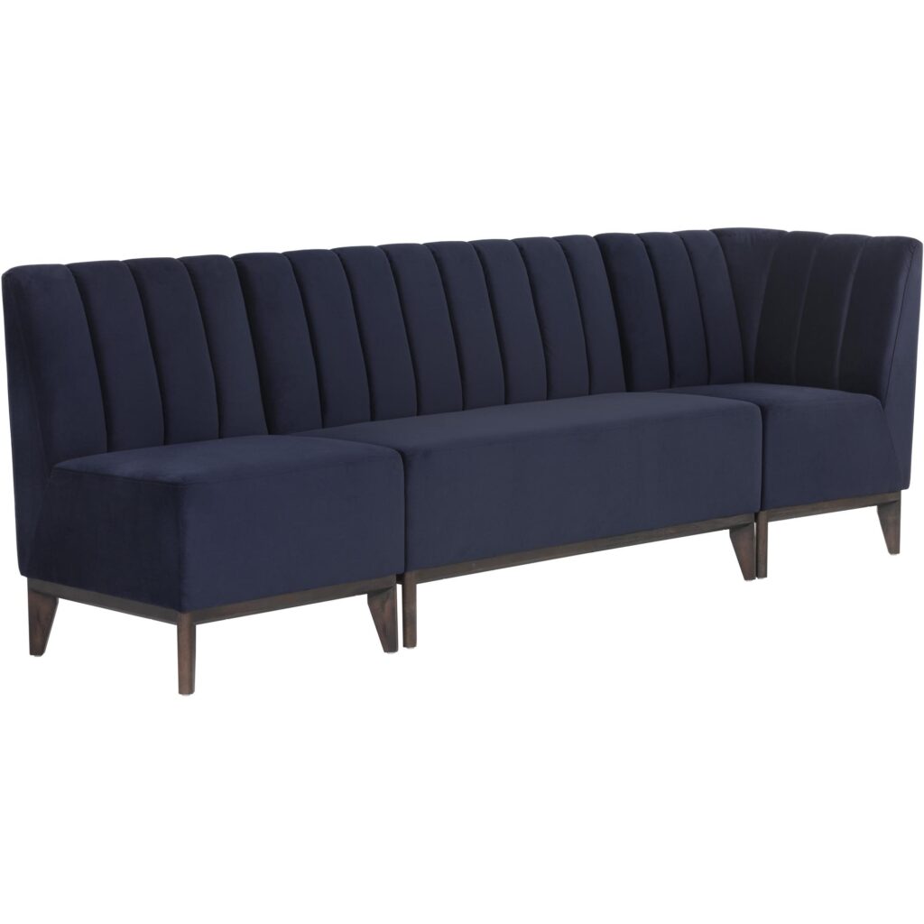 Kosovo Banquette - Brown - Abbington Navy - Image 10