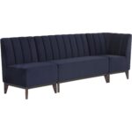 Kosovo Banquette - Brown - Abbington Navy 111496 111496 KOSOVO MODULAR BANQUETTE BENCH ABBINGTON NAVY 21