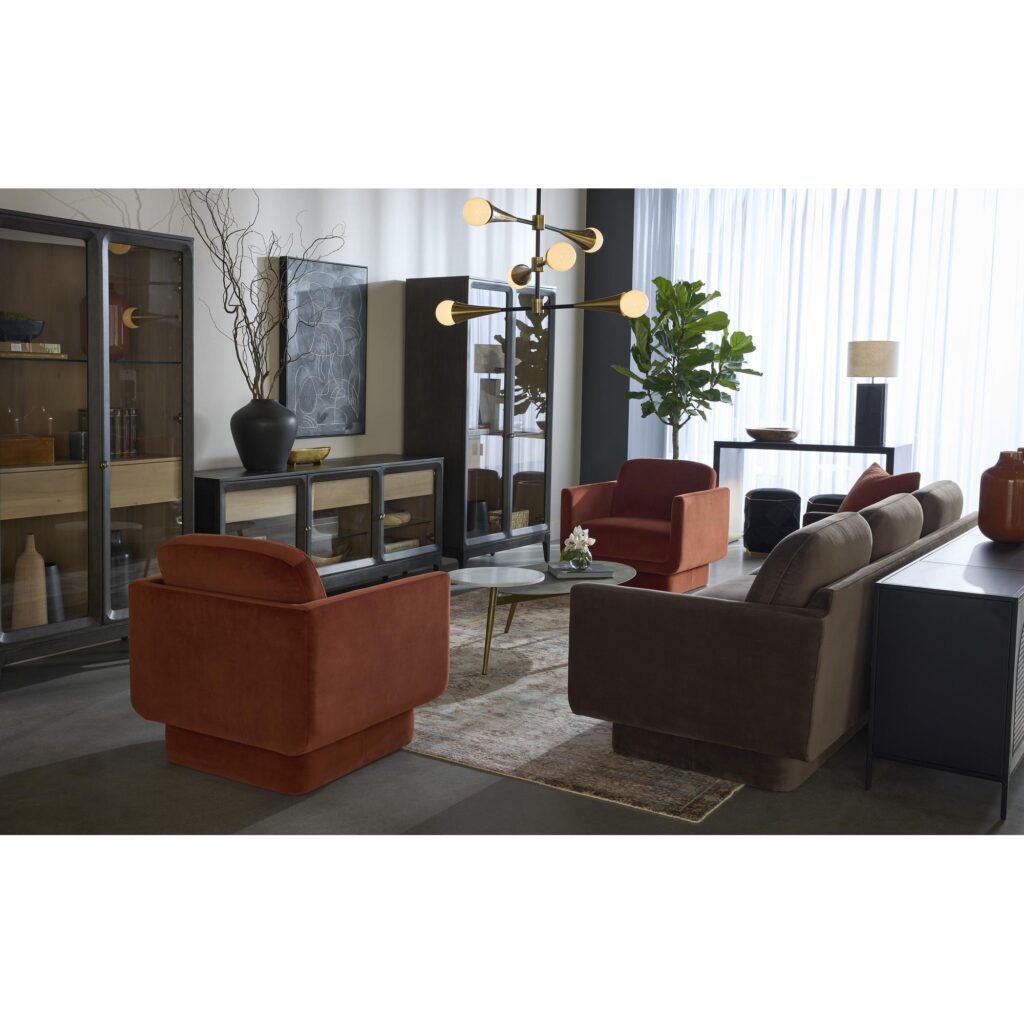 Everton Sofa - Meg Dark Brown - Image 9