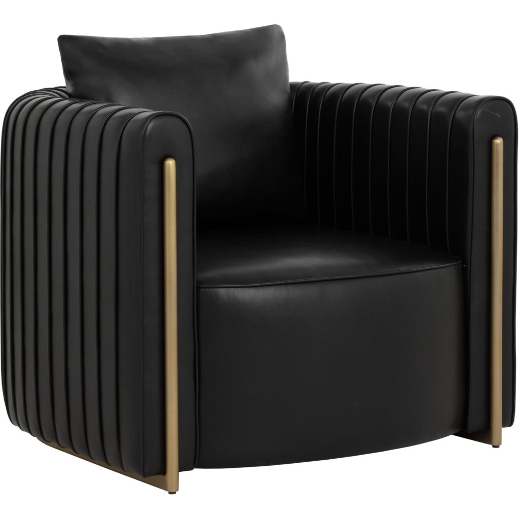 Alix Lounge Chair - Cantina Black - Image 4