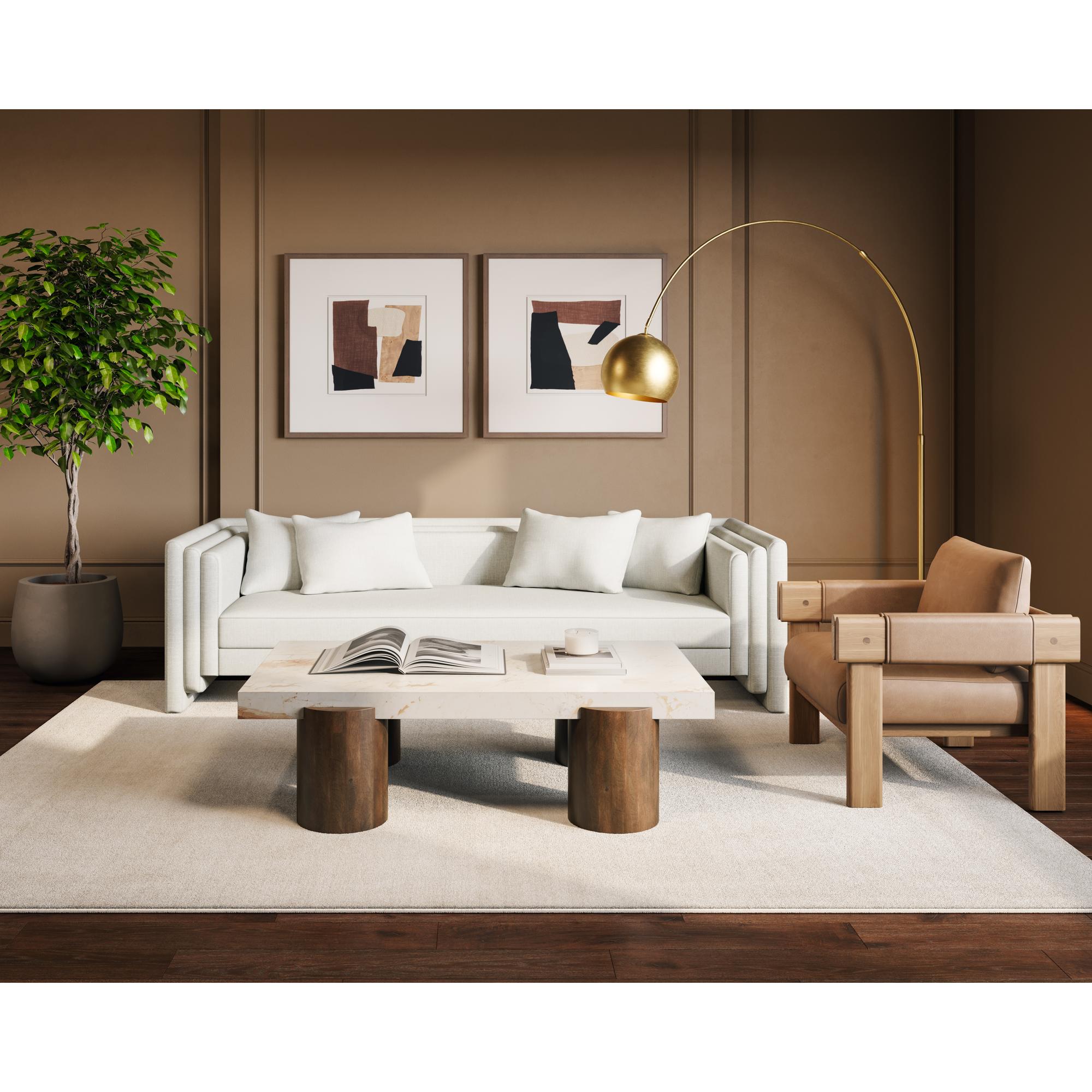 Kira Sofa - Heather Ivory Tweed 9 Kira Sofa - Heather Ivory Tweed - Image 9