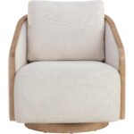 Tasia Swivel Lounge Chair - Effie Linen 111544 111544 TASIA SWIVEL LOUNGE CHAIR EFFIE LINEN 1