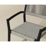 Kavala Stackable Dining Armchair - Charcoal 111559 111559 KAVALA STACKABLE DINING ARMCHAIR CHARCOAL 6