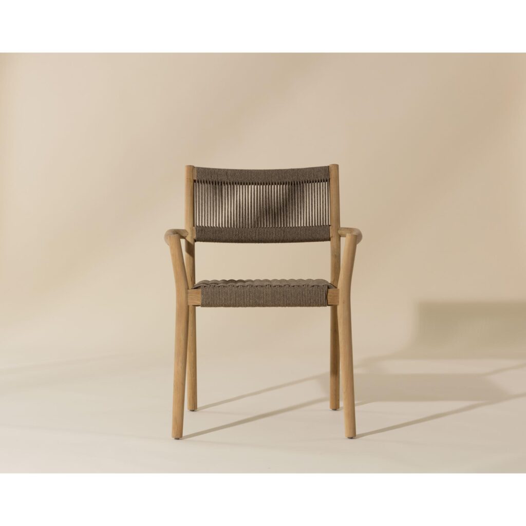 Kavala Stackable Dining Armchair - Natural - Image 2
